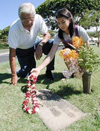 Mun Charn Wong and granddaughter